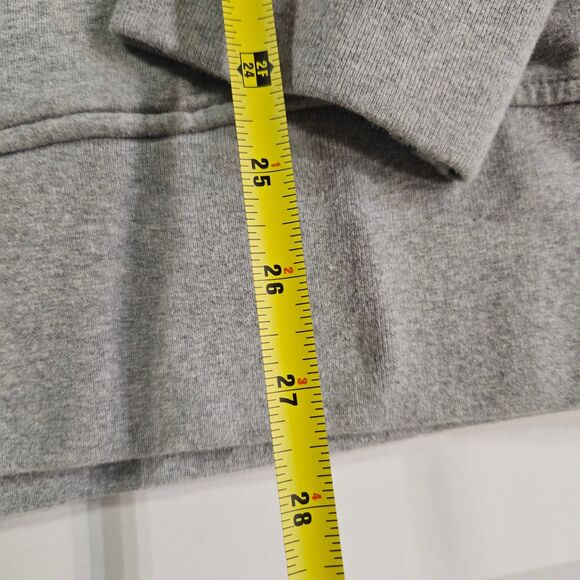 BOXRAW HOODIE Men's Large Grey with Chrome Logo Classic Pullover Streetwear - Picture 4 of 11